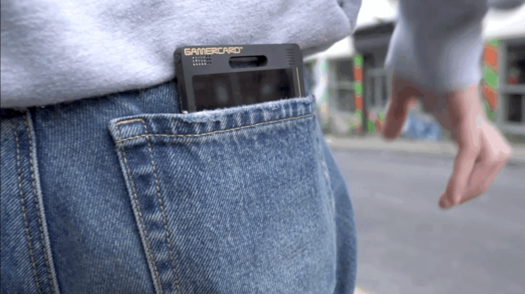 GamerCard in back pocket