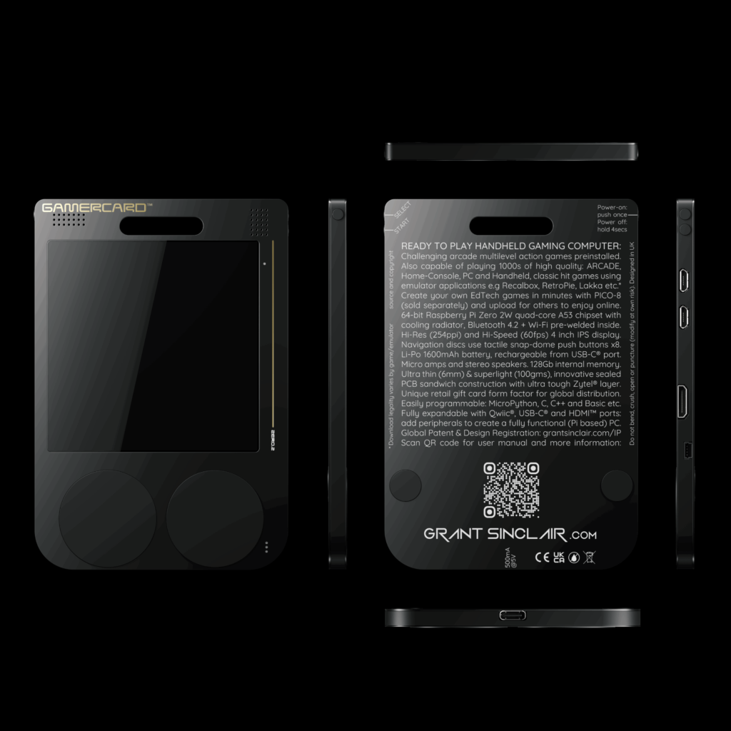 GamerCard from all sides