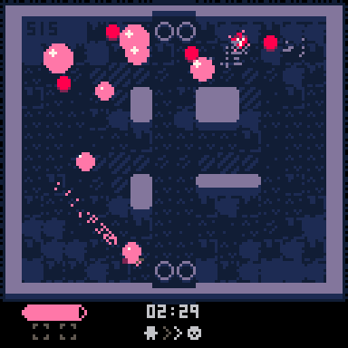 Dice Hunters pink player gameplay