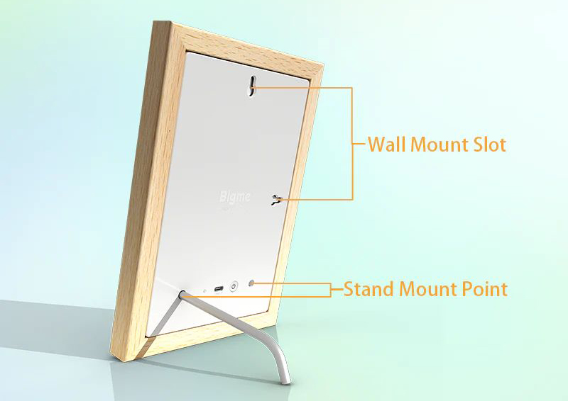 diagram of the Bigme F7 external features