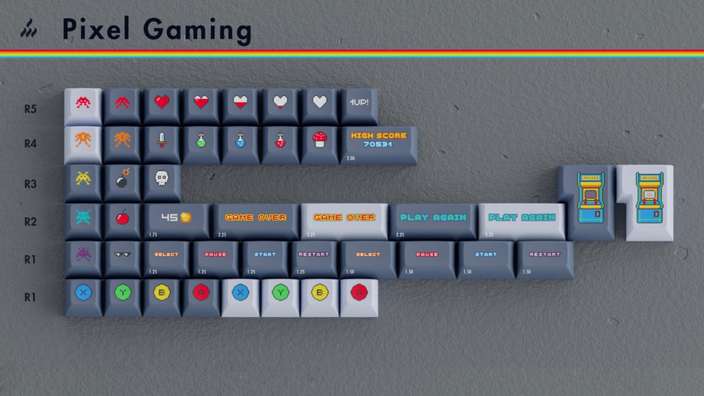 Pixel gaming add on for KAT Retrobytes