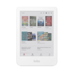 Kobo Clara Colour on white background showing color screen