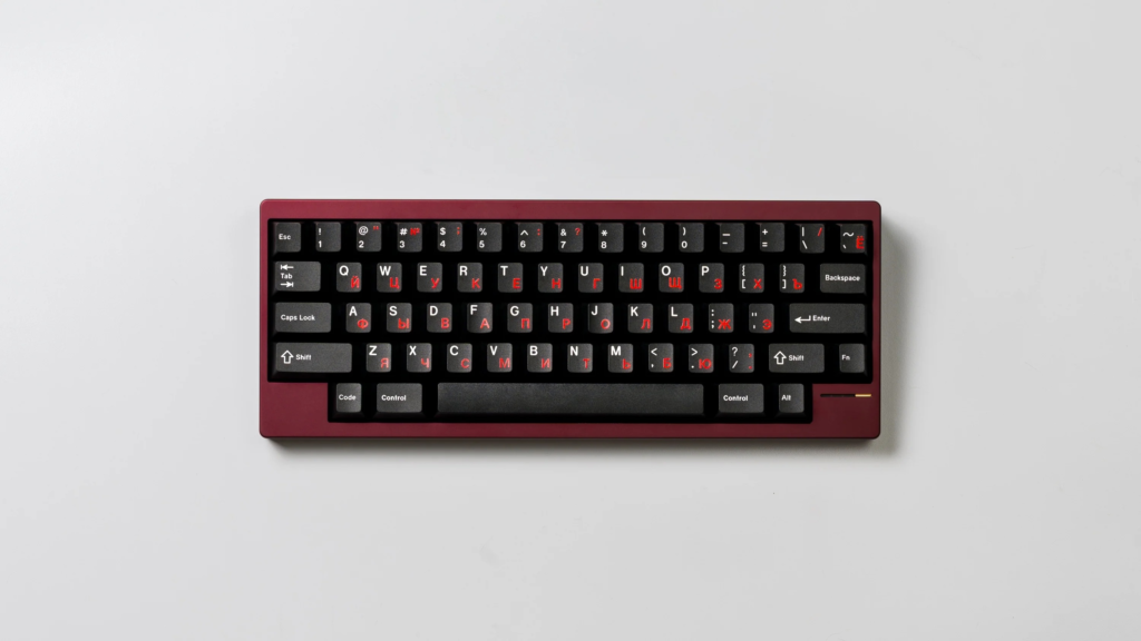 Lily 60 HHKB on gray background