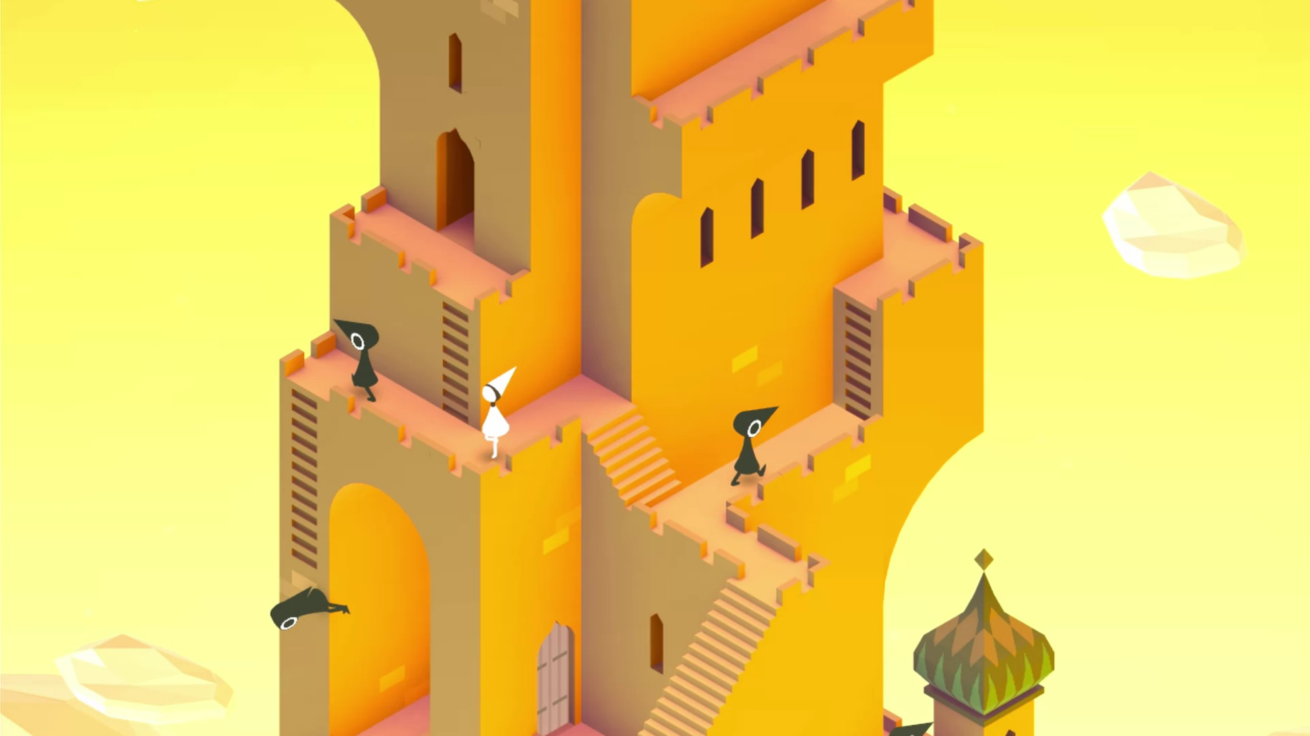 Monument Valley trailer screenshot showing gameplay