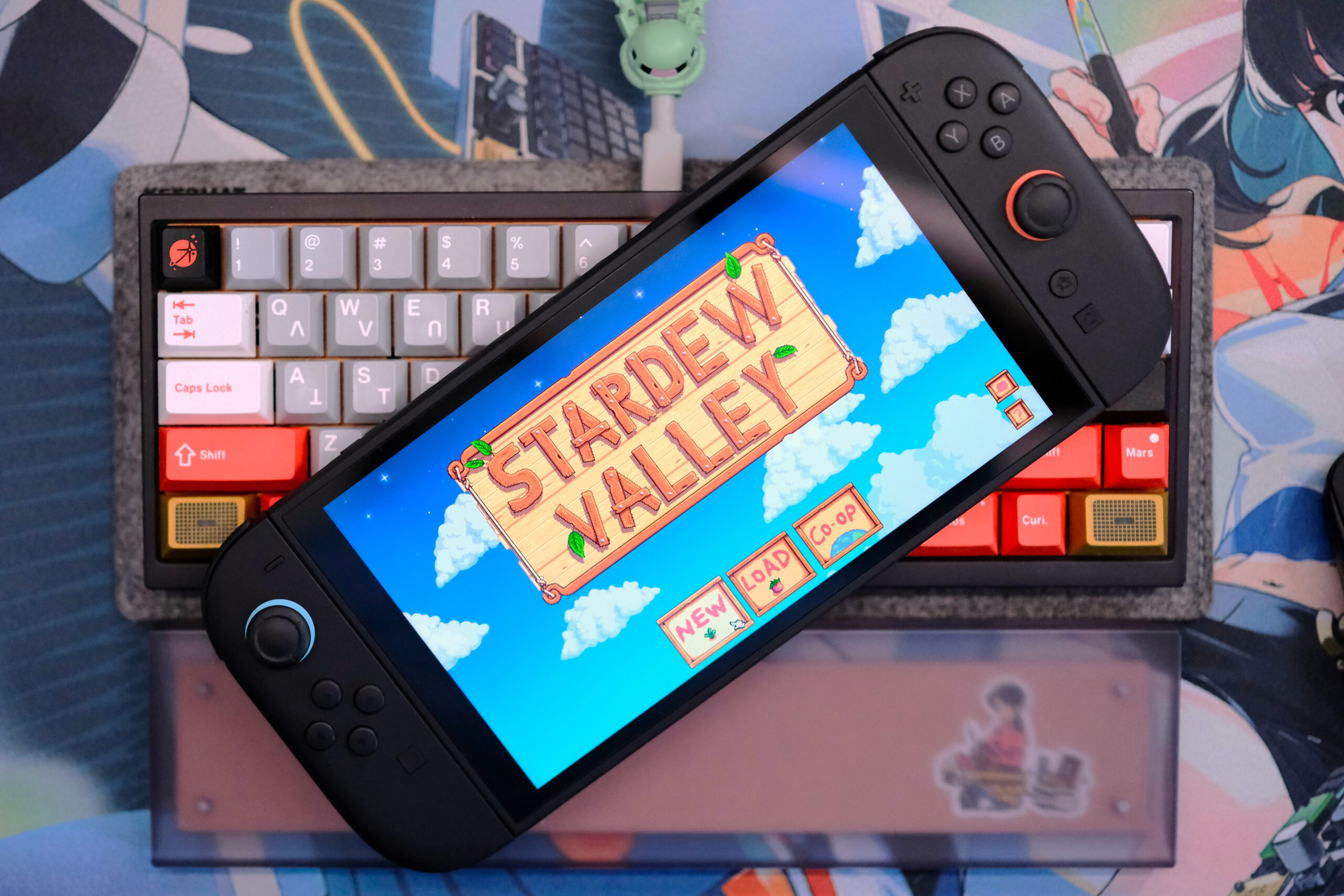 Switch 1 version of Stardew Valley being played on Switch 2