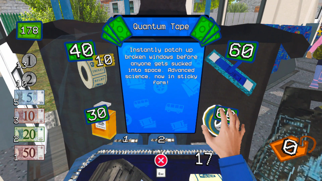 TROLEU screenshot from Steam showing menus in game