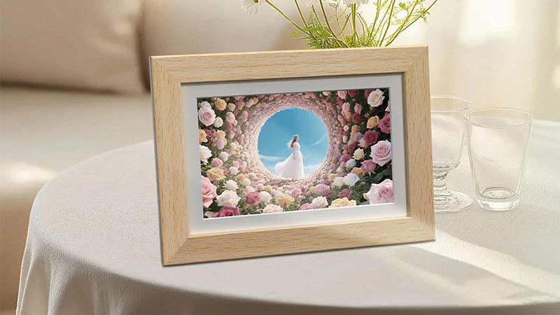 Bigme F7 on a table in a sunny room