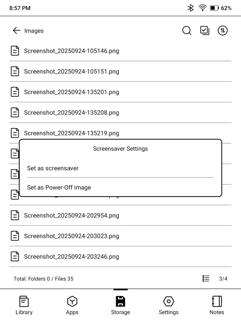 Boox Go 7 image Set As options