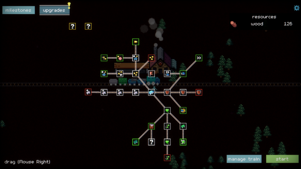 Trainatic early game skill tree