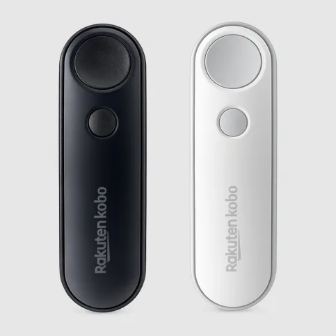 Kobo Remote in black and white shot from the front