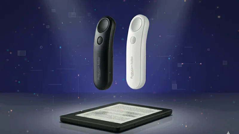 Kobo Remote with AI generated background