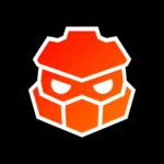 Redot logo in orange with white outline