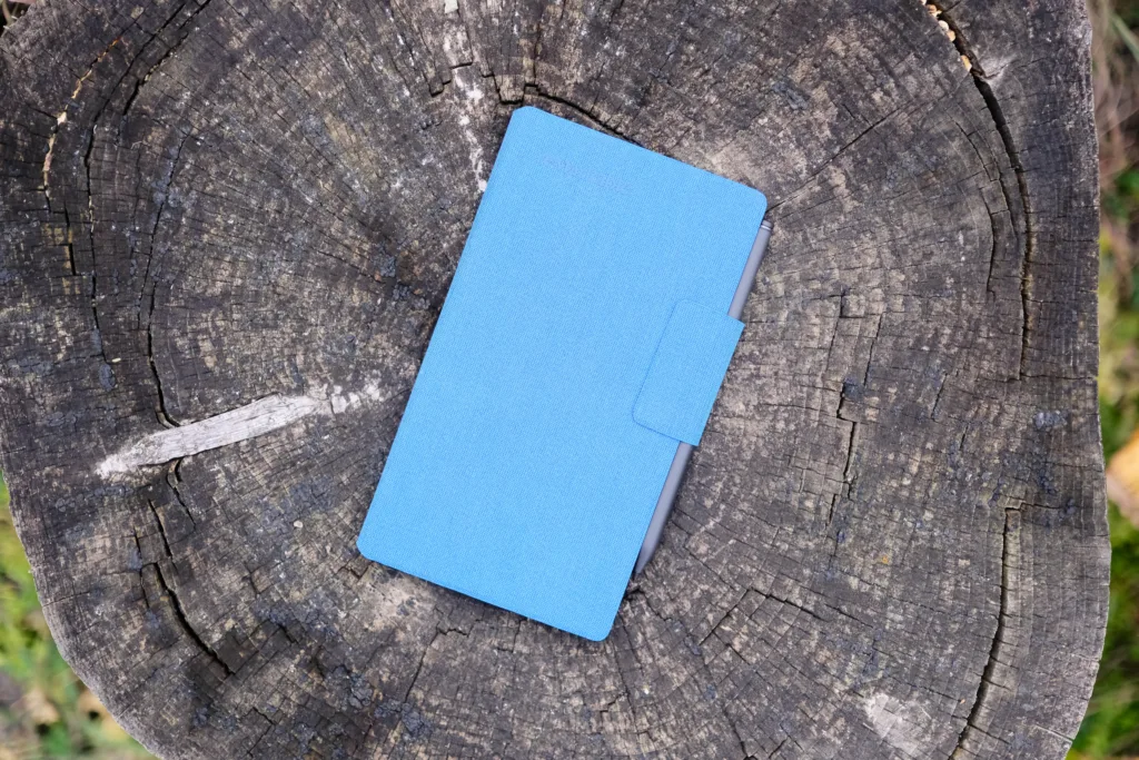 reMarkable Paper Pro front of case on stump