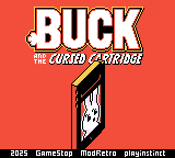 Buck and the Cursed Cartridge screenshot showing title screen
