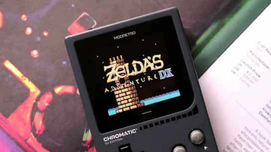 Zelda's Adventure DX playing on Chromatic screen