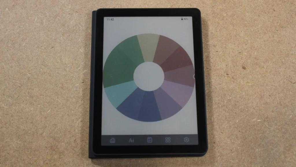 Bigme B6 Color Comic color mode