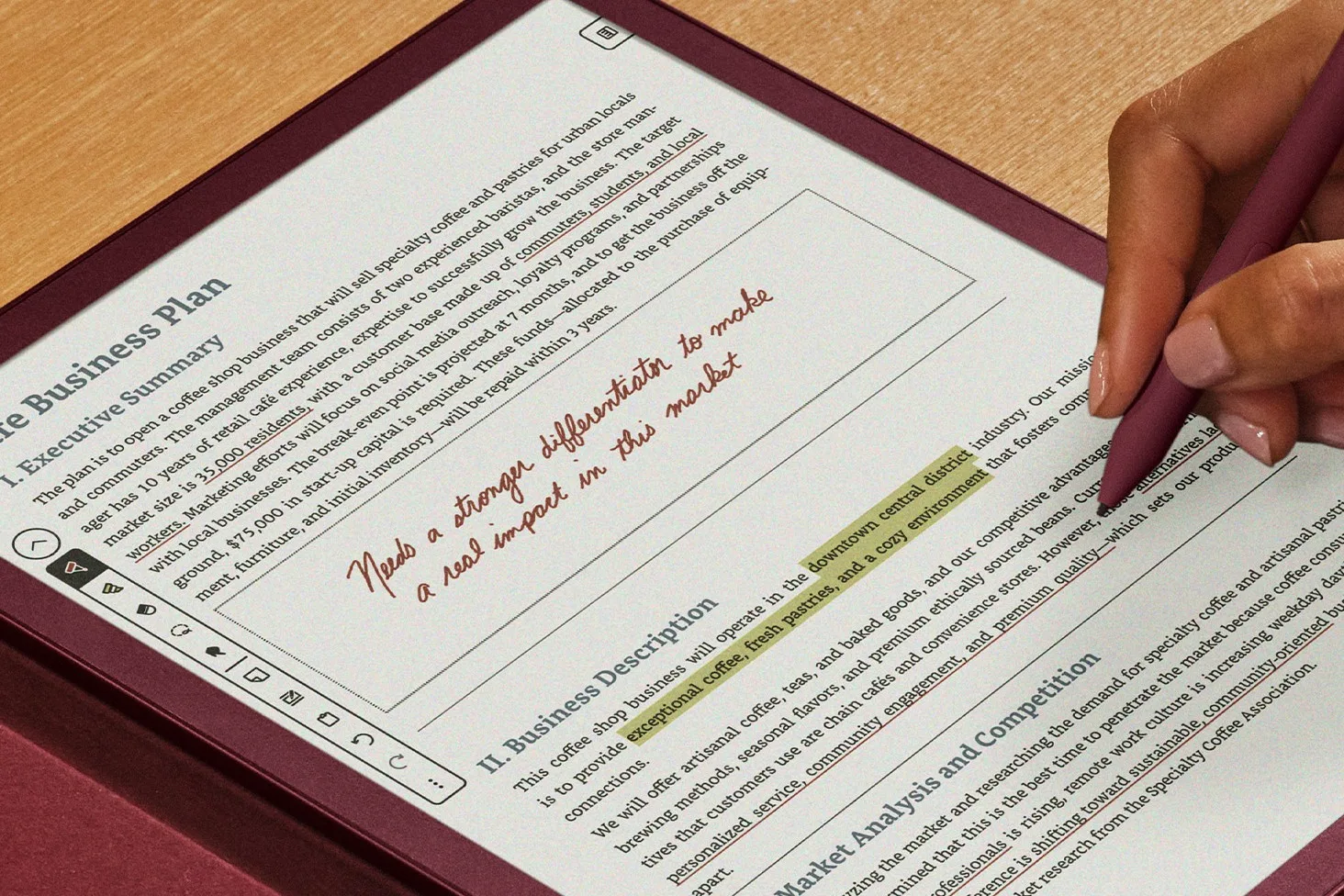 Screenshot of Kindle Scribe Colorsoft from Amazon
