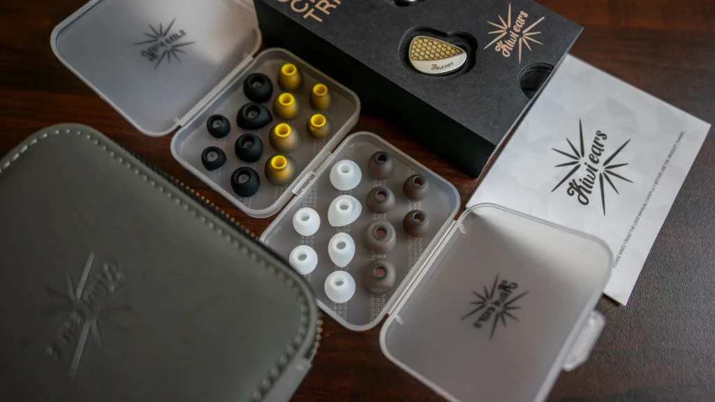 Close-up of eartips supplied with Orchestra 2