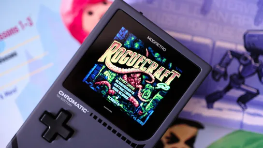 Roguecraft playing on Chromatic screen