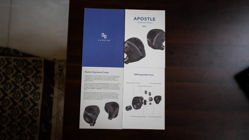 Elysian Apostle 2026's conceiving story in leaflets