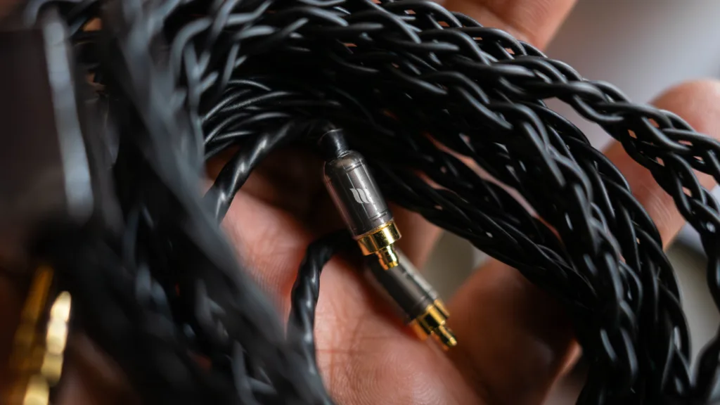ConX pentaconn connectors of the Apostle 2026 cable provided by Effect Audio