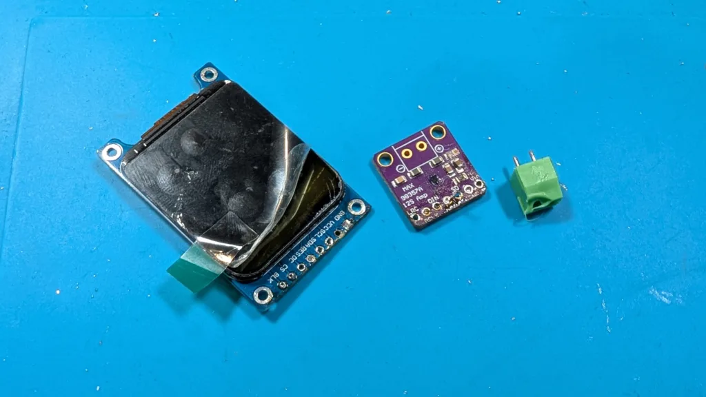 destroyed LED and DAC modules