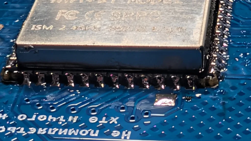 Closeup of the ESP32-S3 on the Lilka board