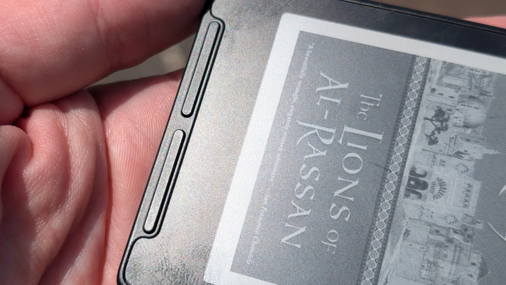 front rocker buttons of the Xteink X3