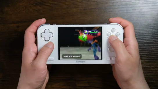 A picture of ghosting on the Pocket S Mini.